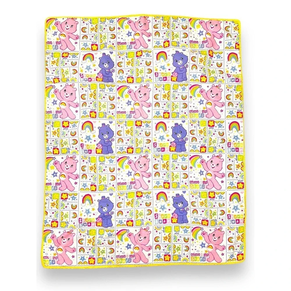 Y2 Care Bears Blanket Infant‎ Toddler Decor Handmade  40